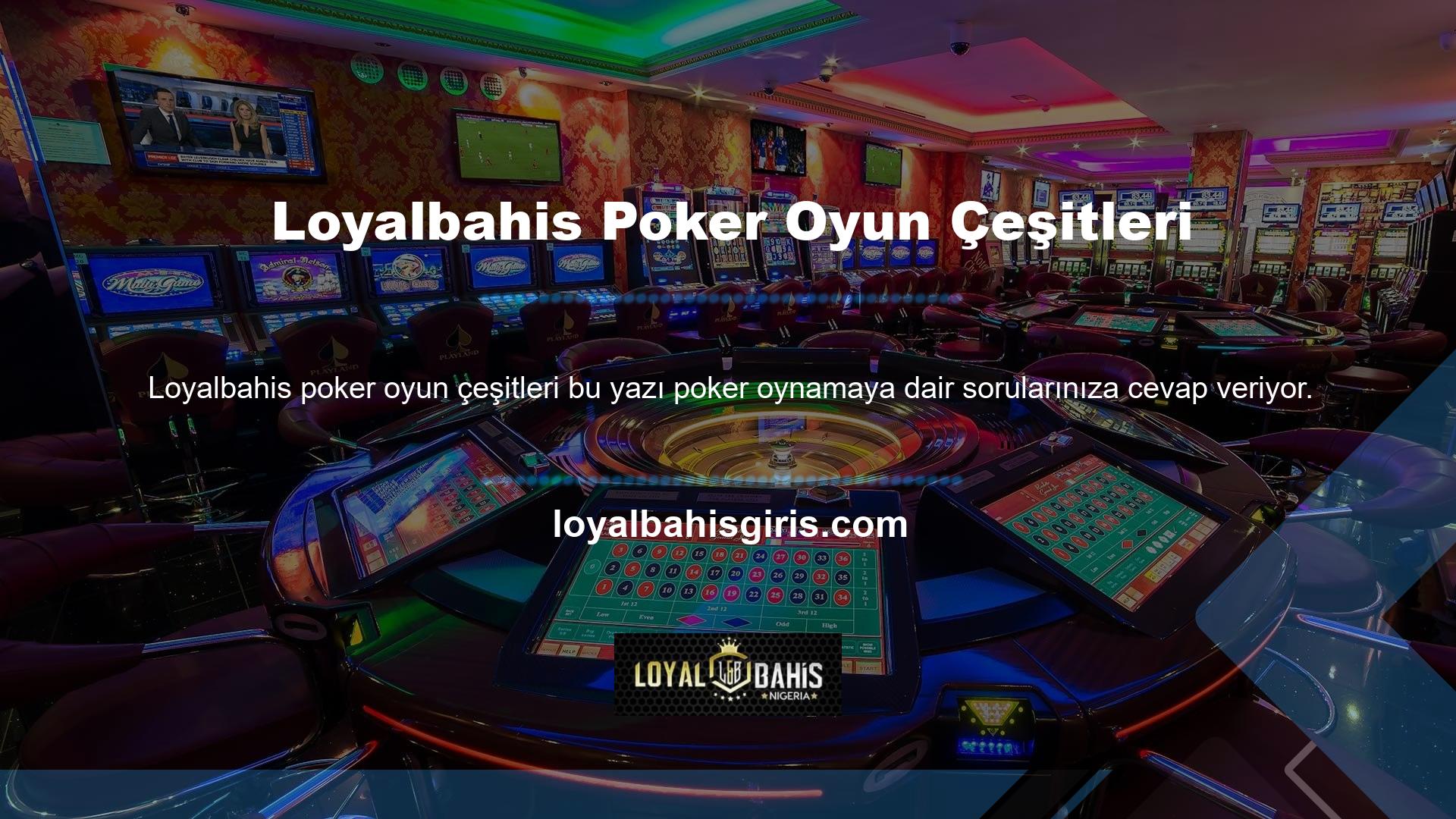 Öncelikle mobil uygulama üzerinden Loyalbahis Poker oyun türü hesabınıza giriş yapın, Poker bölümüne gidin ve Casino Hold'em sekmesine gidin