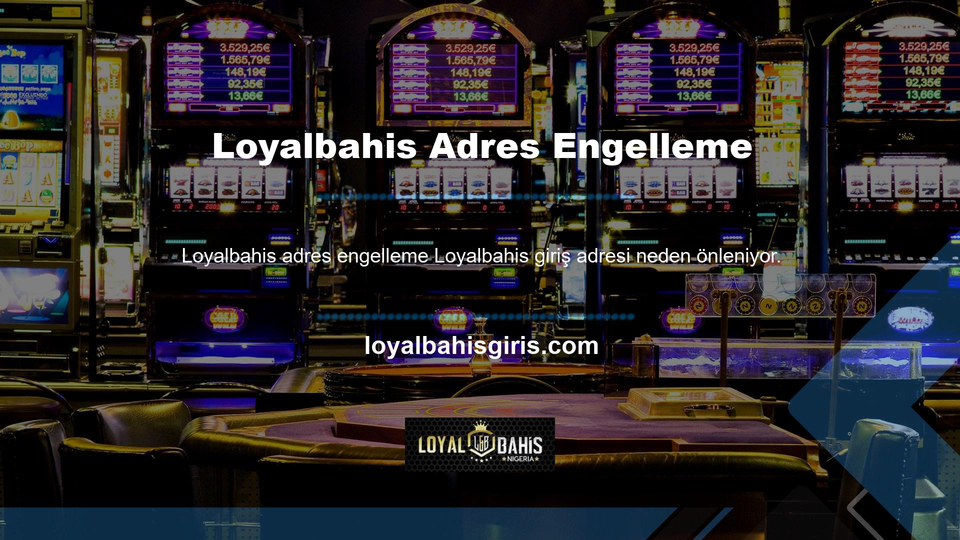 Loyalbahis giriş adresi neden giriş adresinin neden engellendiğini önledi? Birçok insanın bahis sitelerinde bulunan adreslerin kapanması konusunda şüpheleri vardır